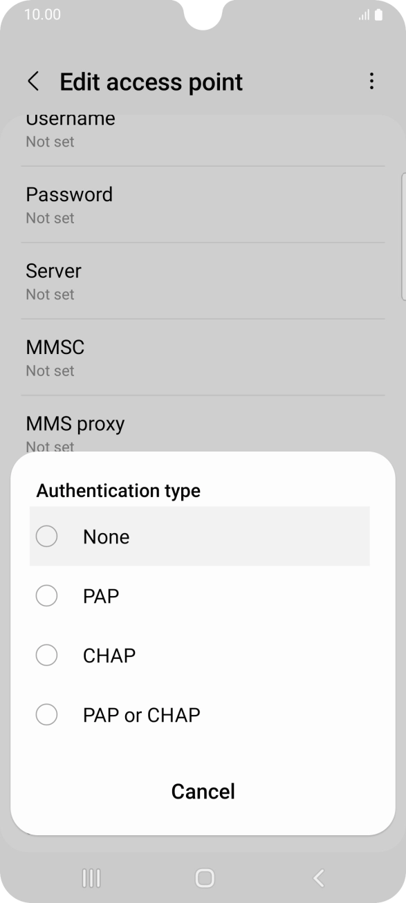 Press PAP. Press PAP.