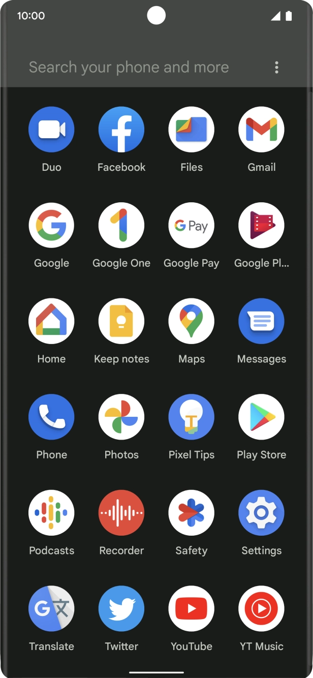 Press Gmail. Press Gmail.