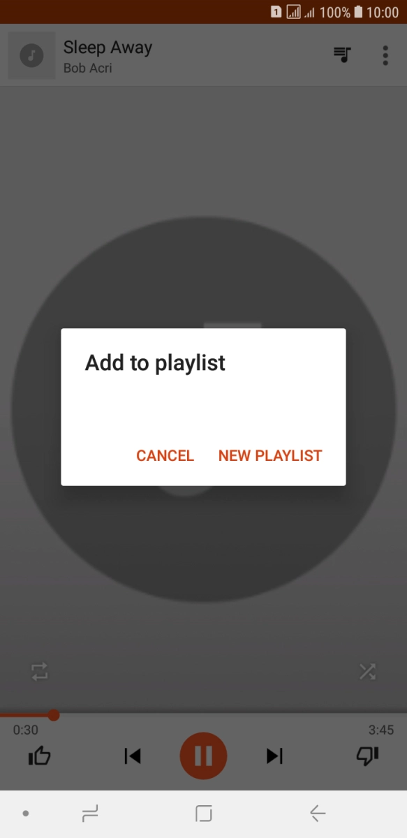 Press NEW PLAYLIST. Press NEW PLAYLIST.