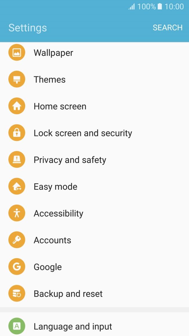 Press Lock screen and security. Press Lock screen and security.