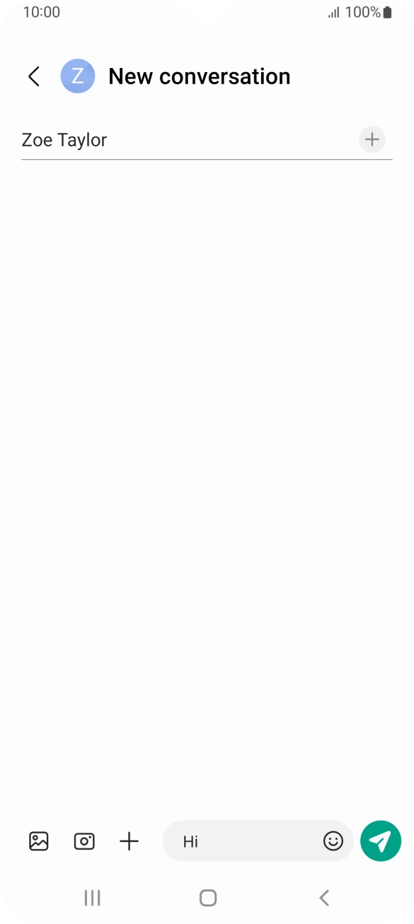 Press the picture icon. Press the picture icon.