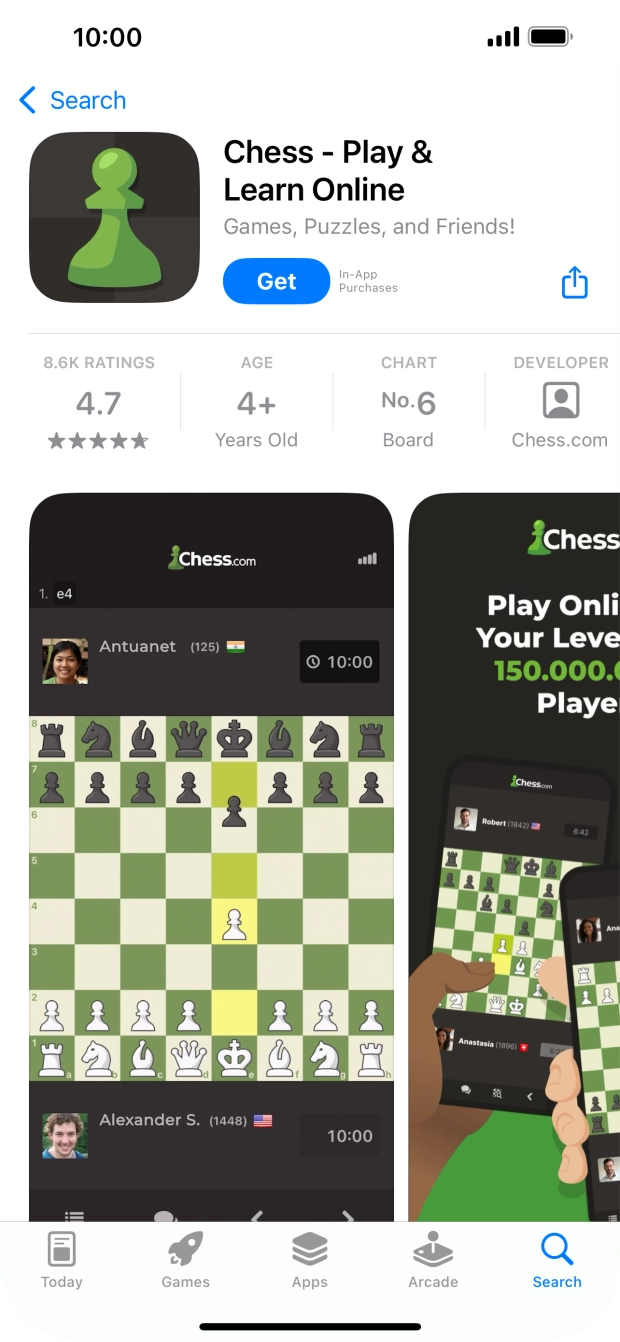Press Get and follow the instructions on the screen to install the app. Press Get and follow the instructions on the screen to install the app.