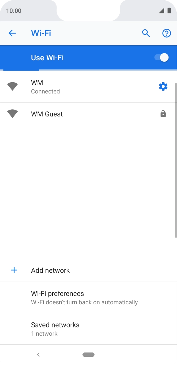 Press the Home key to return to the home screen. Press the Home key to return to the home screen.