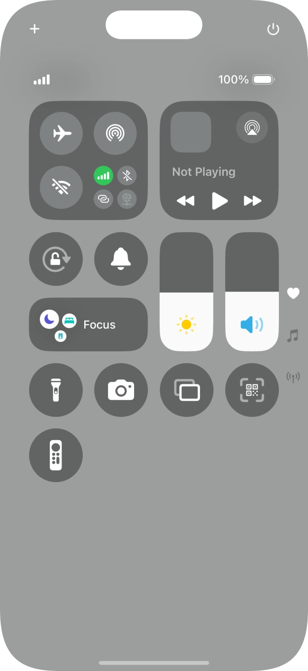 Press the sound mode icon to turn silent mode on or off. Press the sound mode icon to turn silent mode on or off.