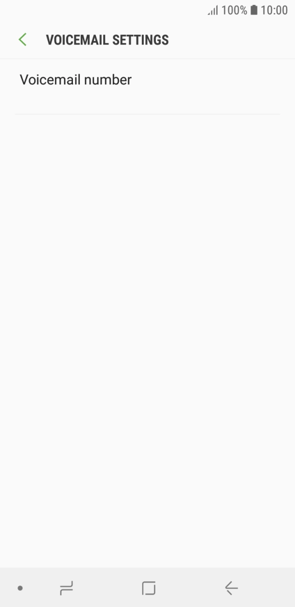 Press Voicemail number. Press Voicemail number.