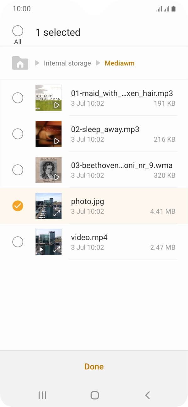 Press Done. Press Done.