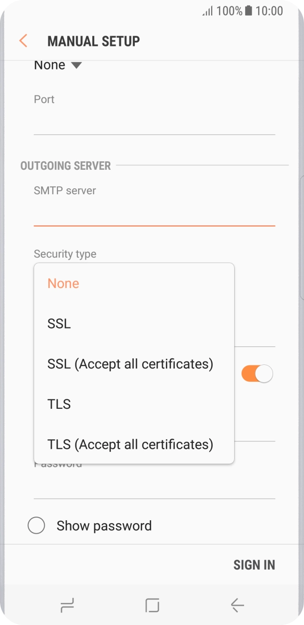 Press None to turn off the function. Press None to turn off the function.