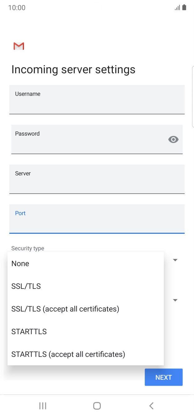 Press None. Press None.