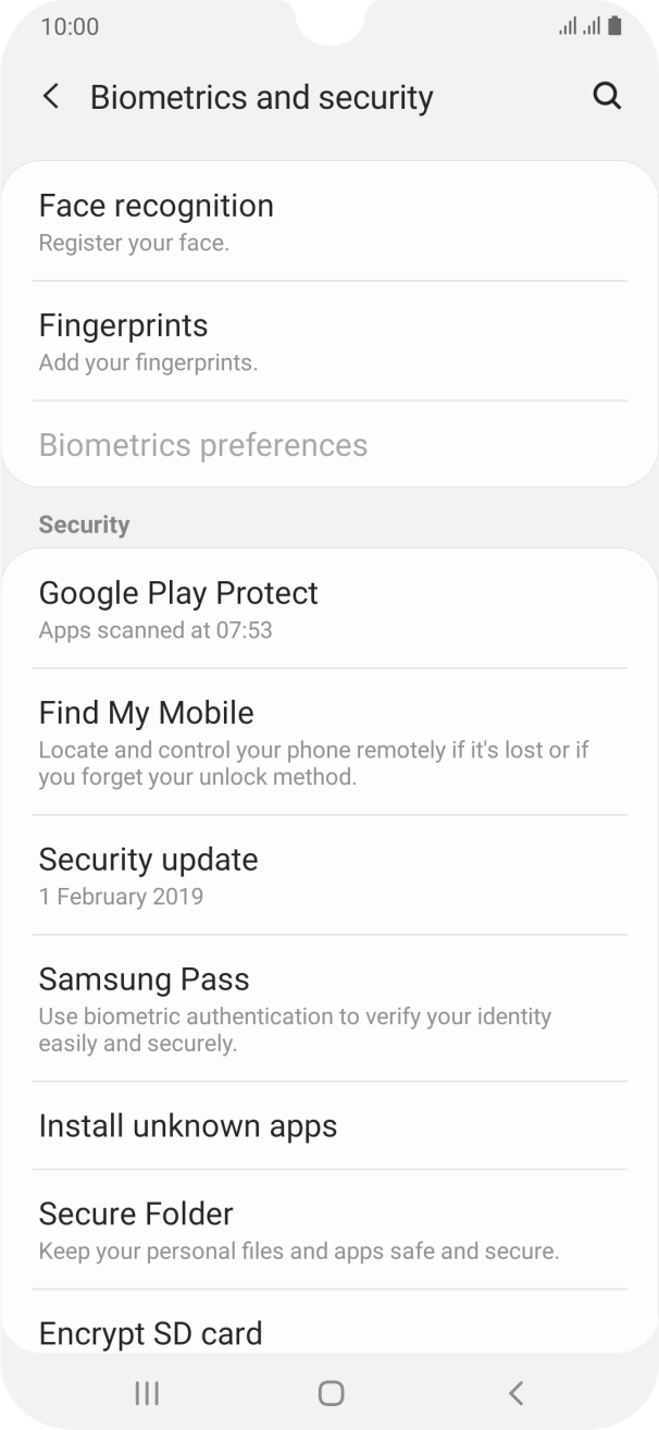 Press Fingerprints. Press Fingerprints.