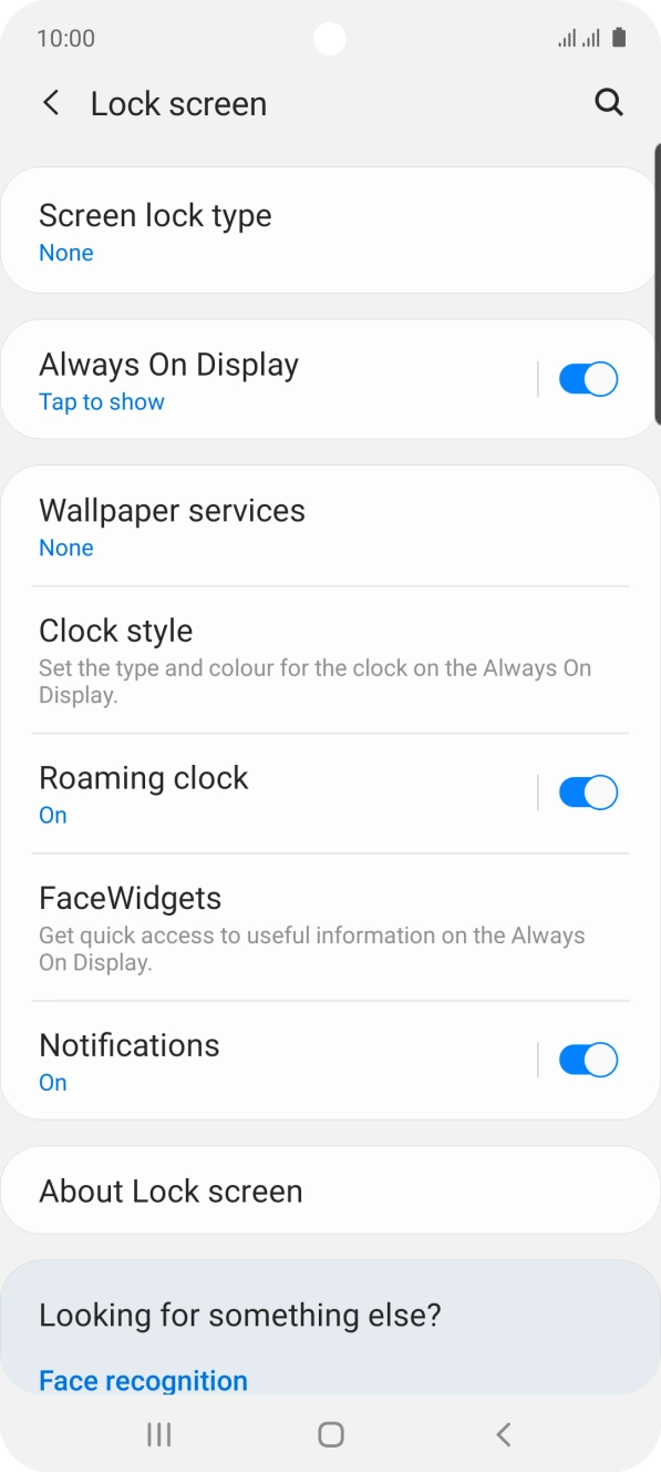 Press the Home key to return to the home screen.