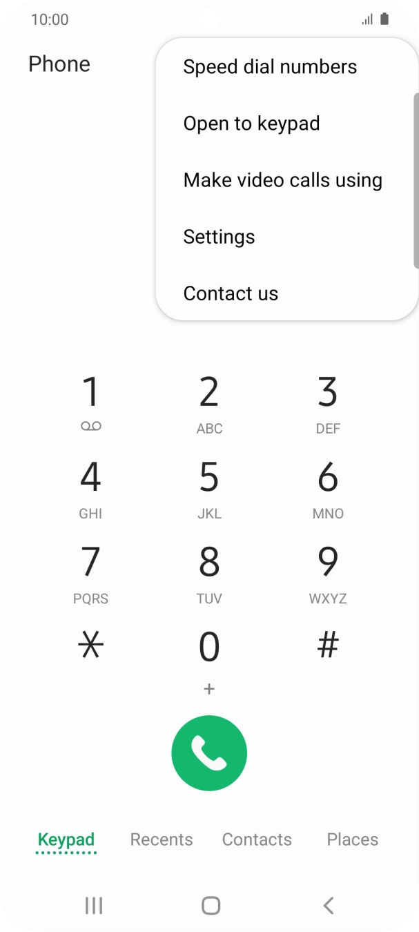 Press Settings. Press Settings.