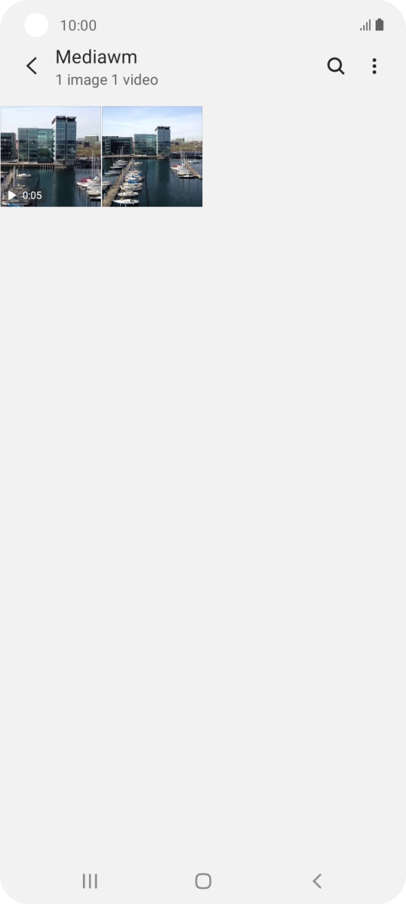 Press and hold any picture or video clip.