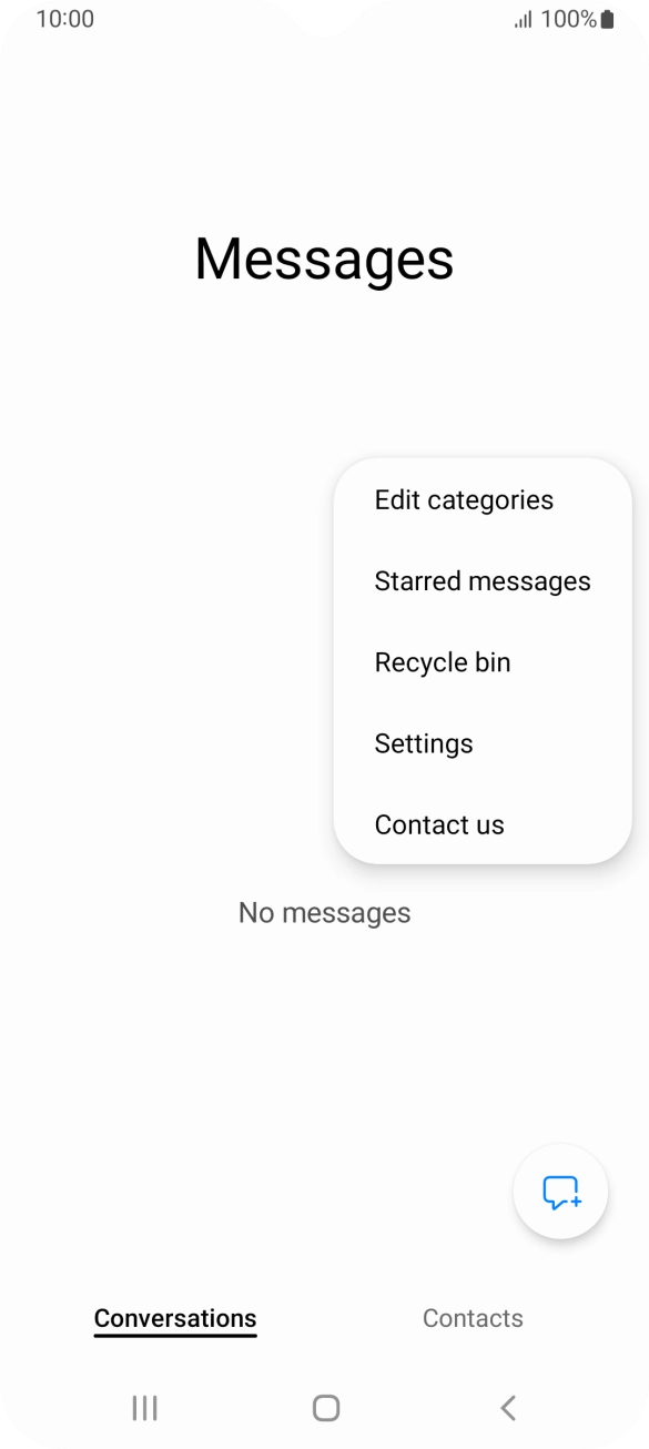 Press Settings. Press Settings.