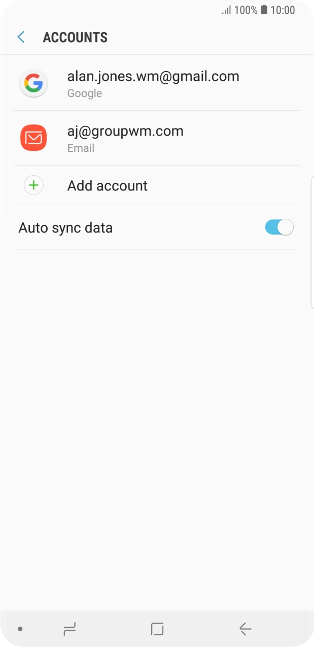 Press the Home key to return to the home screen. Press the Home key to return to the home screen.