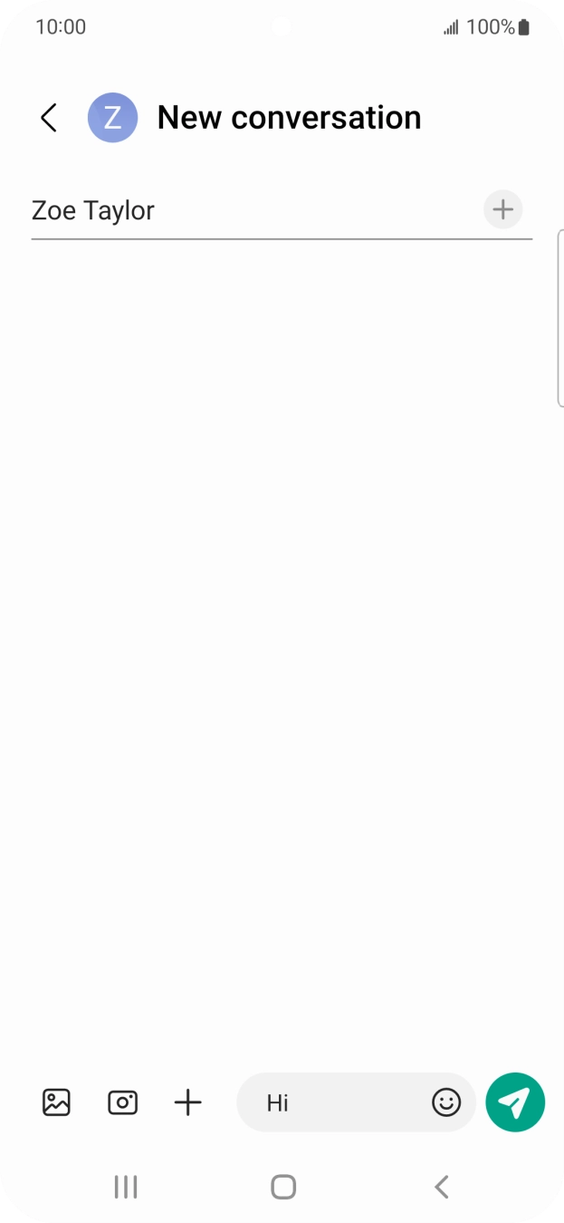 Press the picture icon. Press the picture icon.