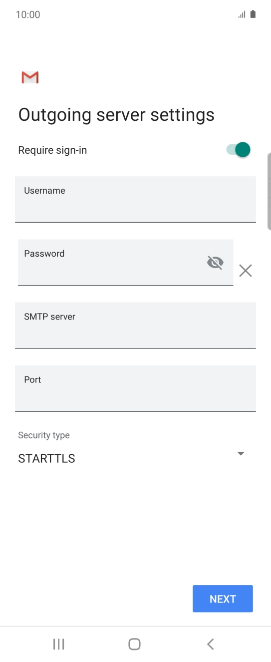 Press the indicator next to 'Require sign-in' to turn on the function.