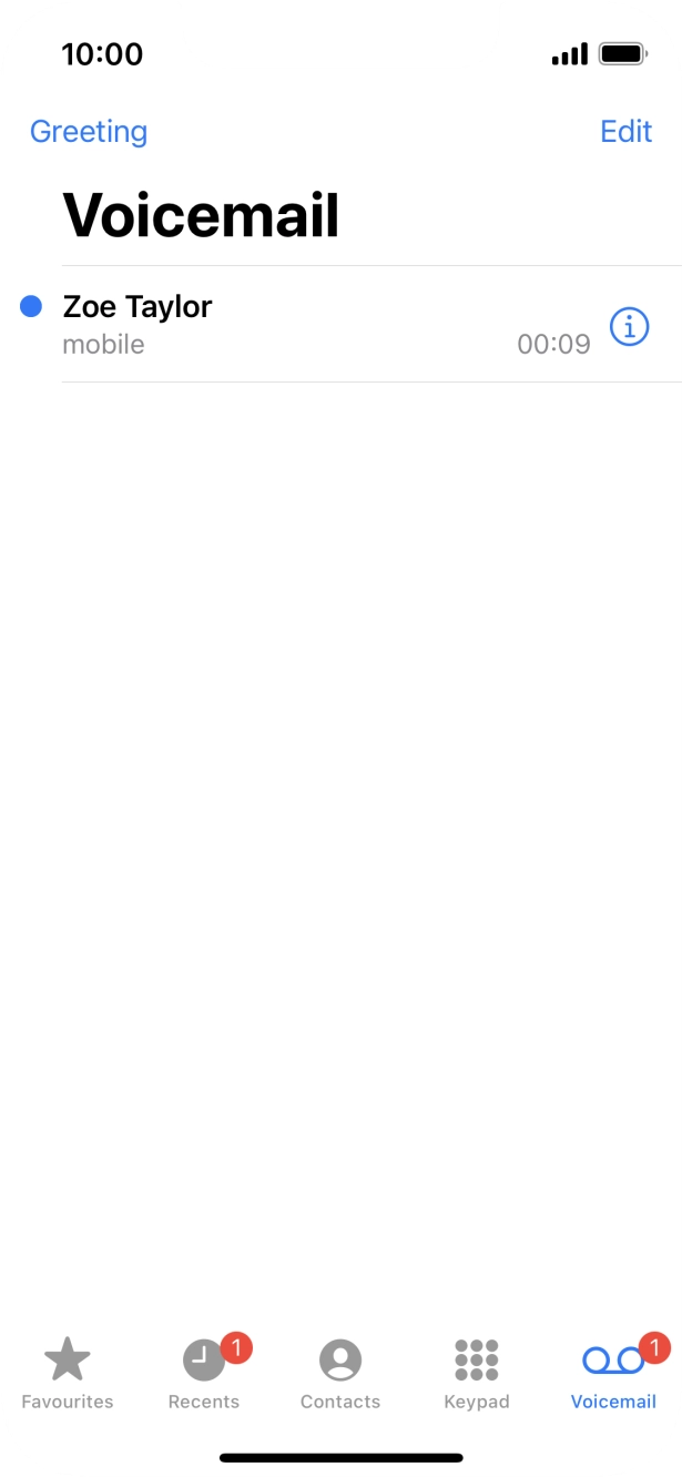 Press the required message. Press the required message.