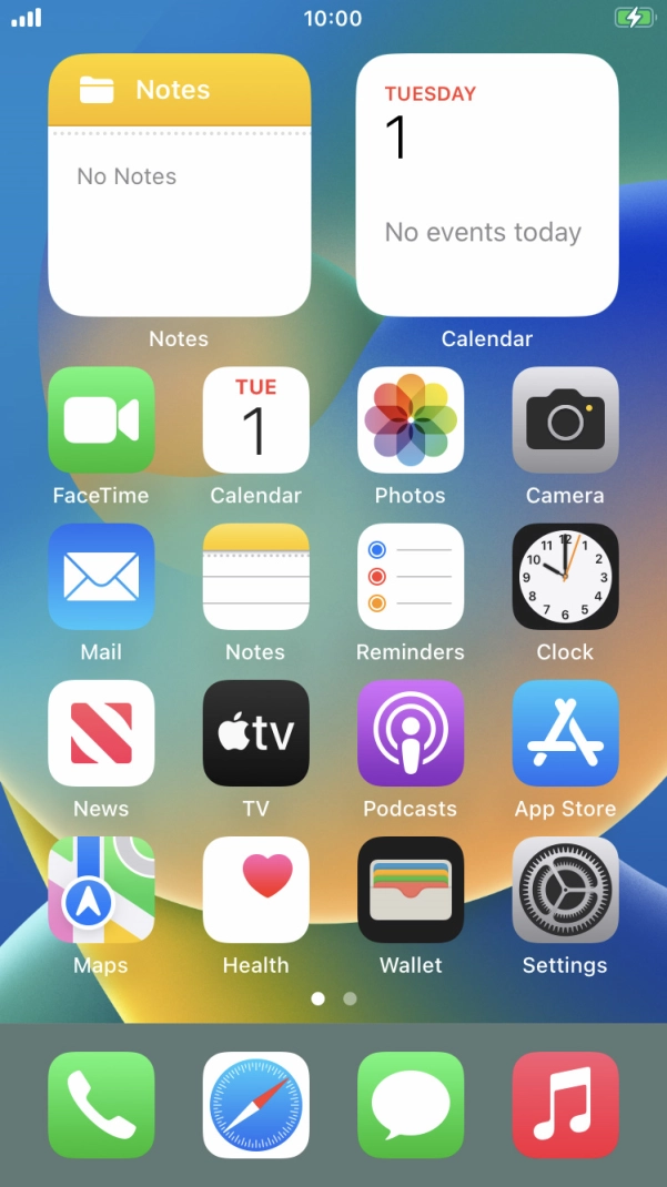 When the battery charging icon is displayed, charging is in progress.