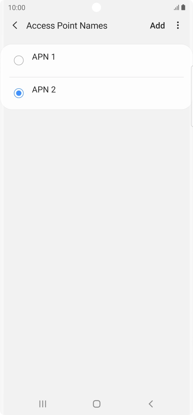 Press the Home key to return to the home screen.