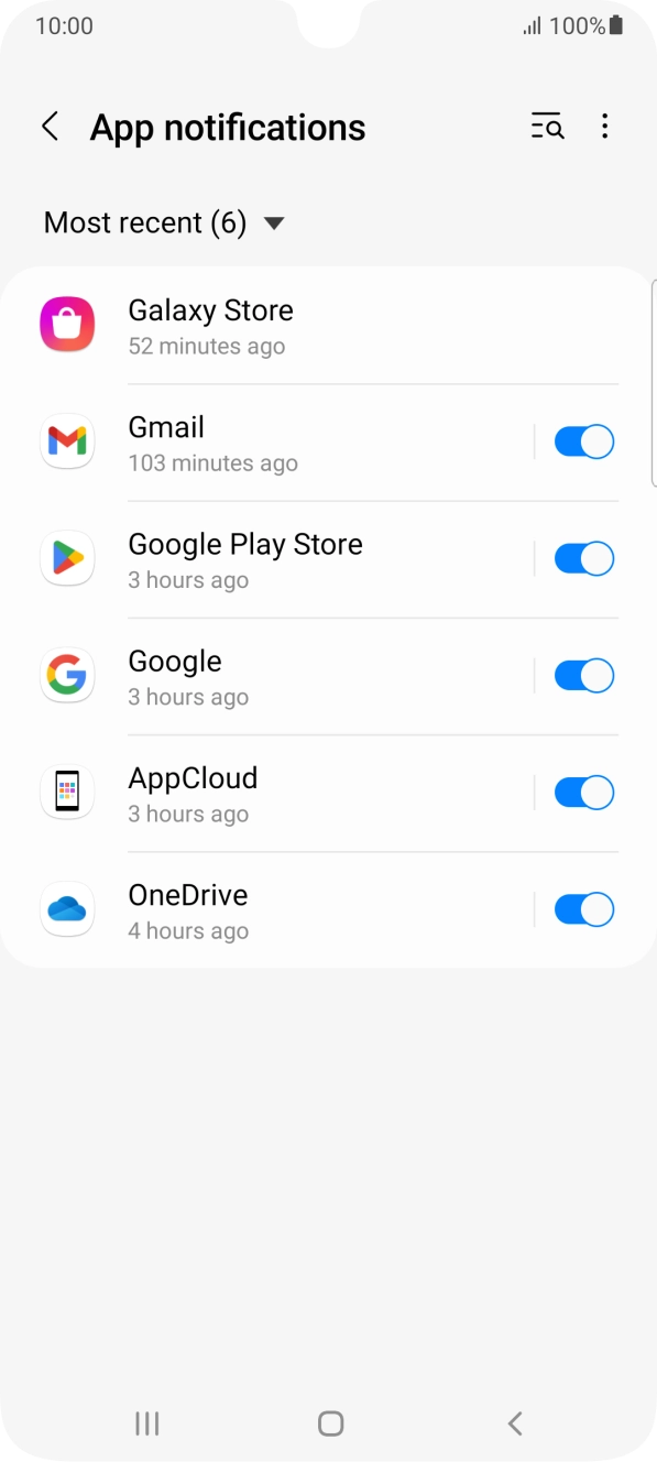 Press the drop down list. Press the drop down list.