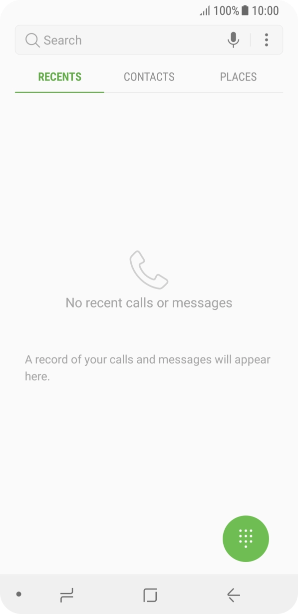 Press the menu icon. Press the menu icon.