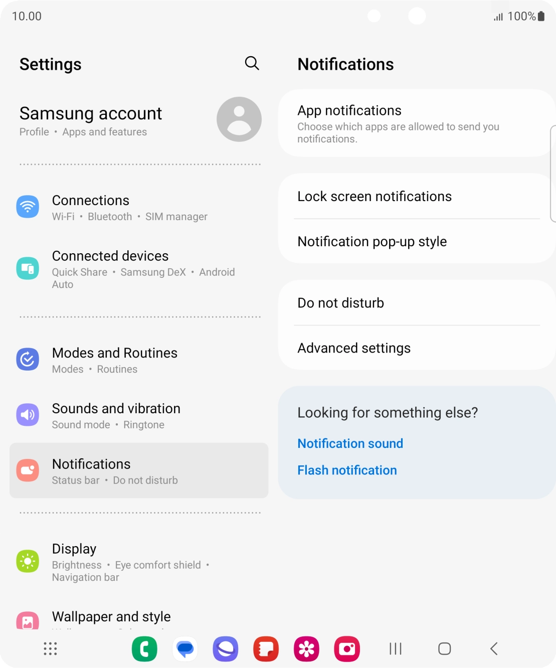 Press App notifications. Press App notifications.