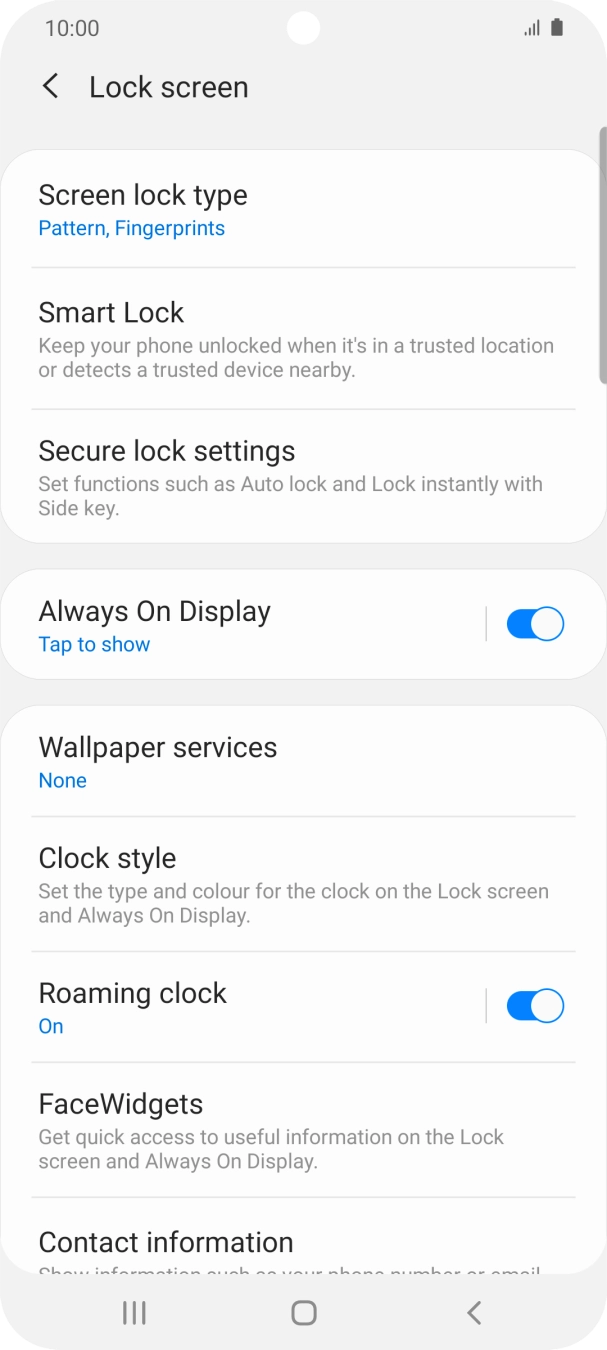Press Screen lock type and key in the additional phone lock code you created earlier. Press Screen lock type and key in the additional phone lock code you created earlier.