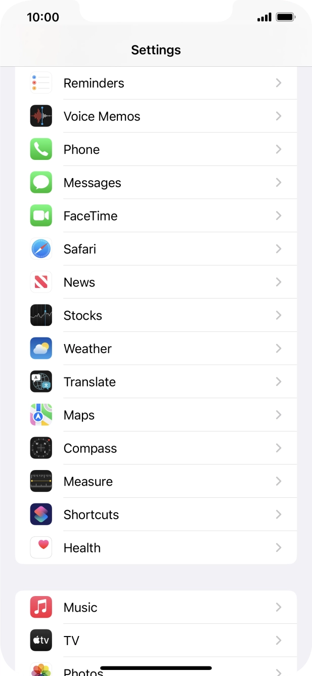 Press FaceTime. Press FaceTime.