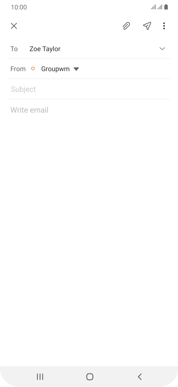 Press Subject and key in the required subject.