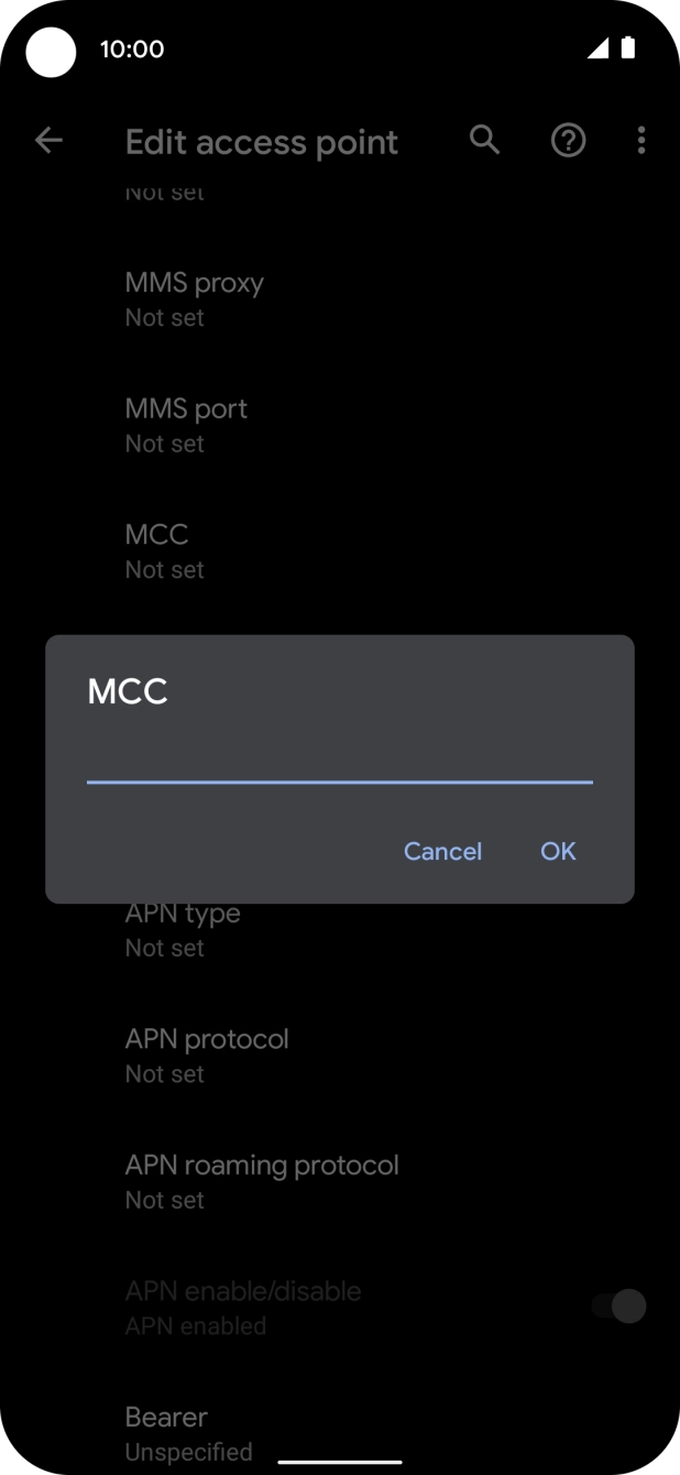 Key in 234 and press OK. Key in 234 and press OK.