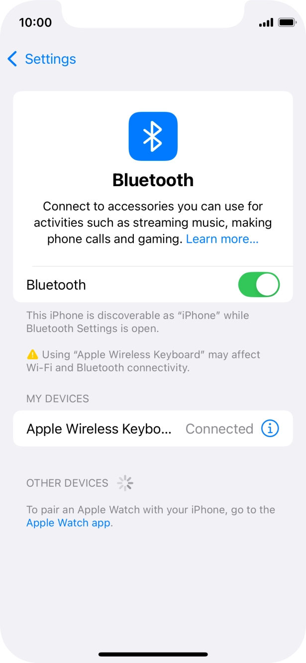 Slide your finger upwards starting from the bottom of the screen to return to the home screen.