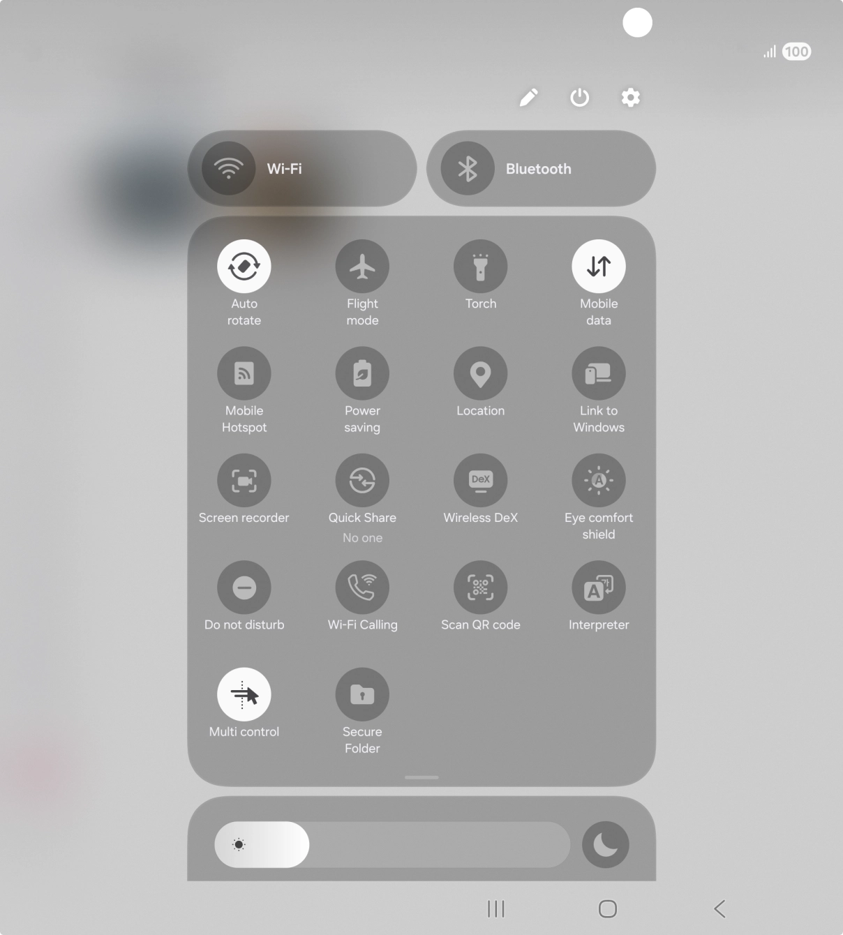 Press the screen recording icon.