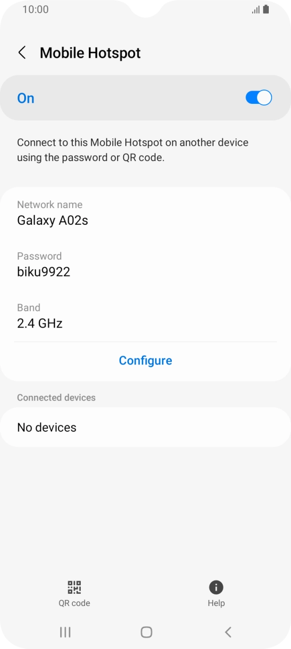 Press the Home key to return to the home screen.