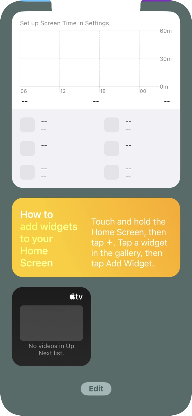 Press Edit. Press Edit.