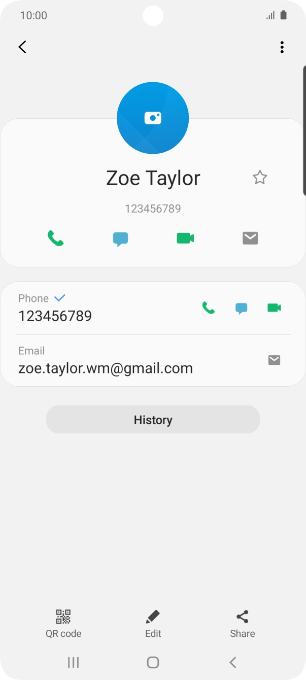 Press the call icon next to the required number.