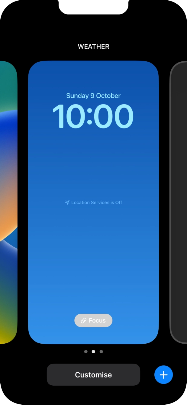 Press Focus. Press Focus.