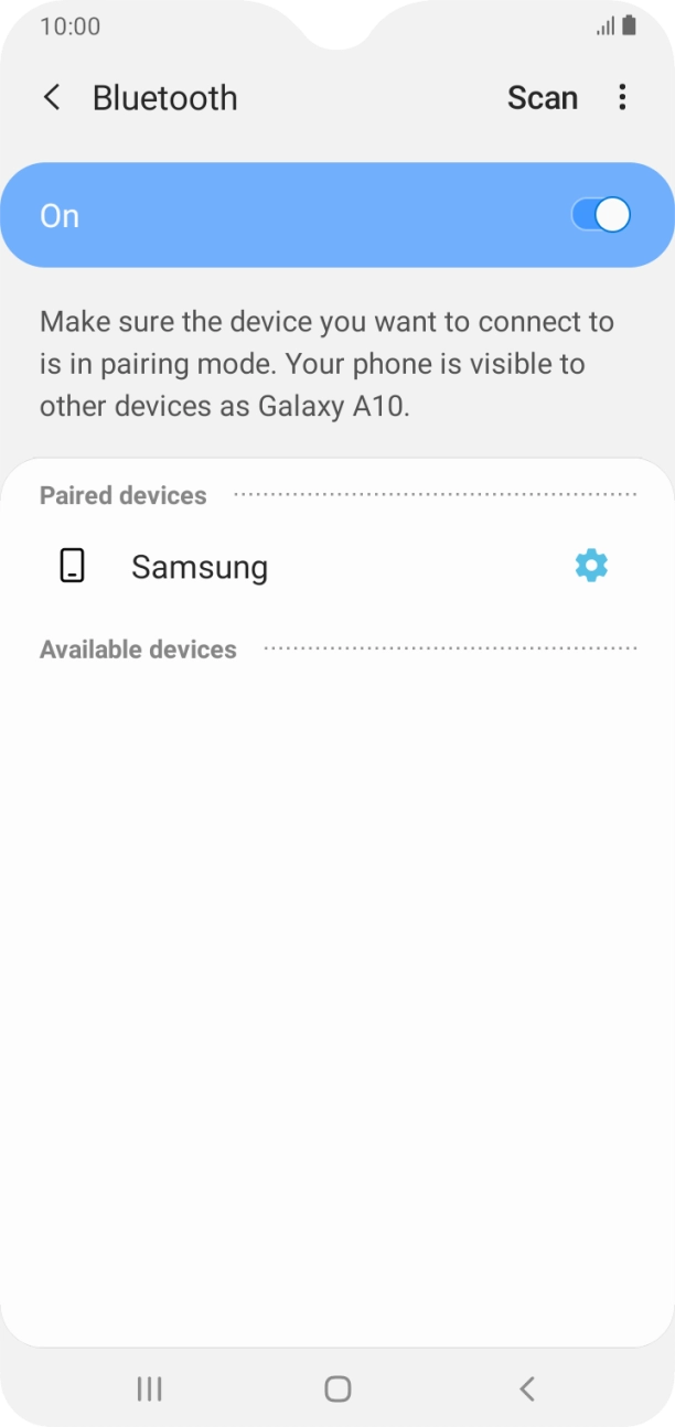 Press the Home key to return to the home screen.