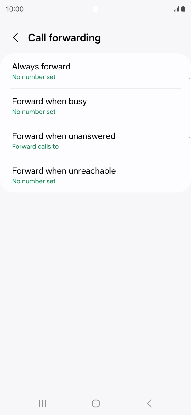 Press the Home key to return to the home screen. Press the Home key to return to the home screen.