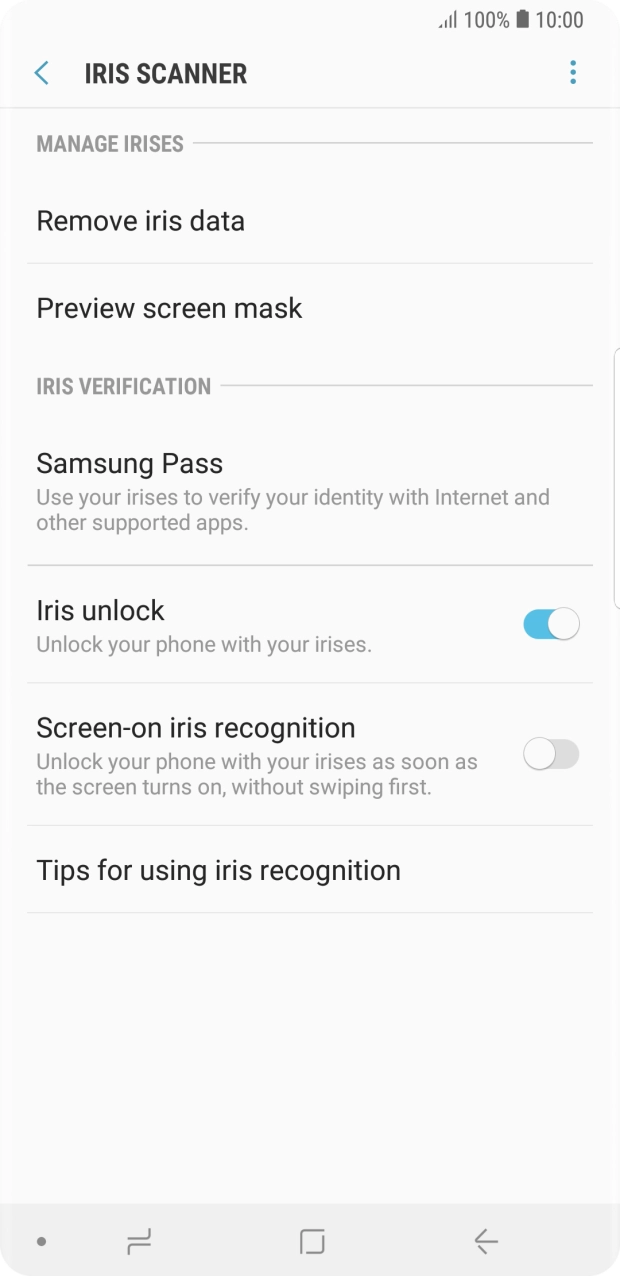Press the Return key.