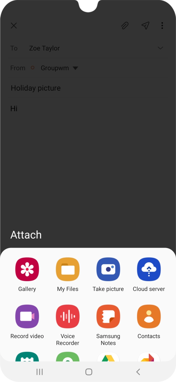 Press My Files and go to the required folder.