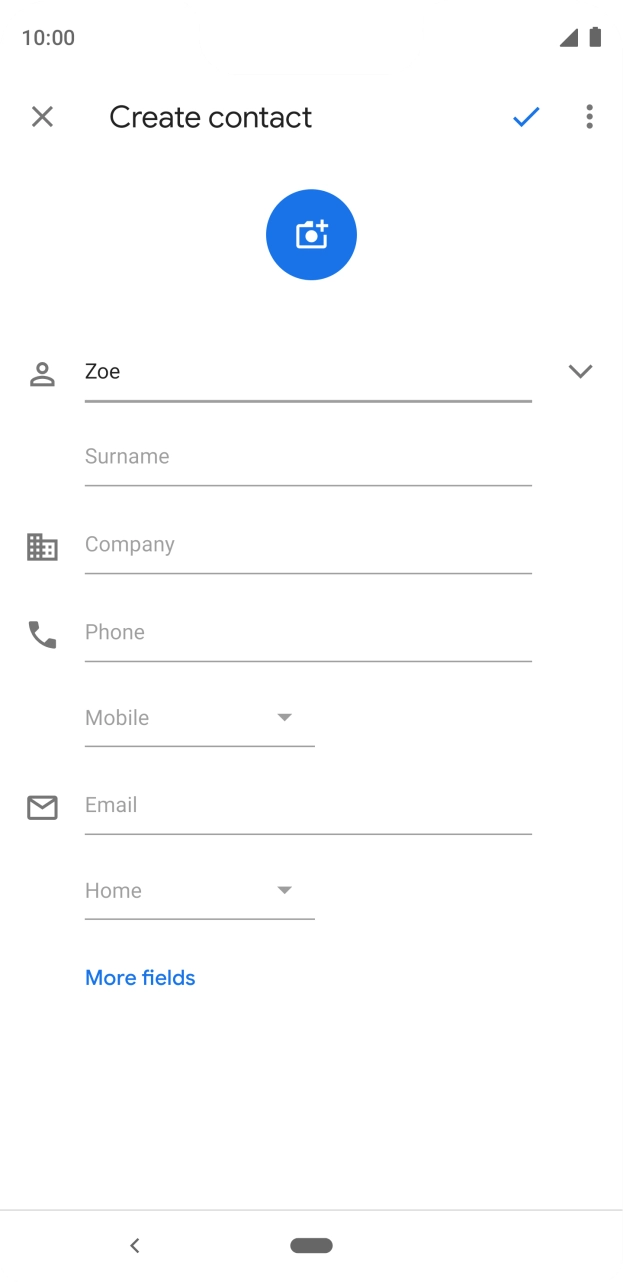 Press Surname and key in the required last name.