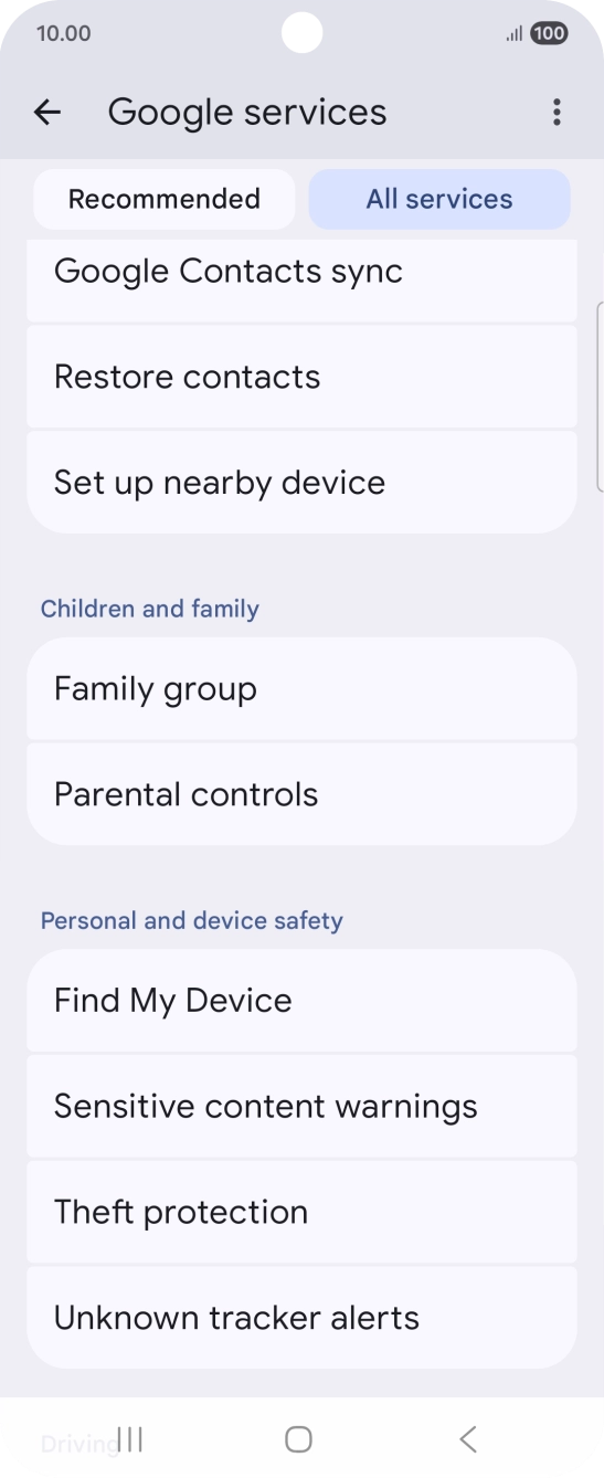 Press Find My Device.