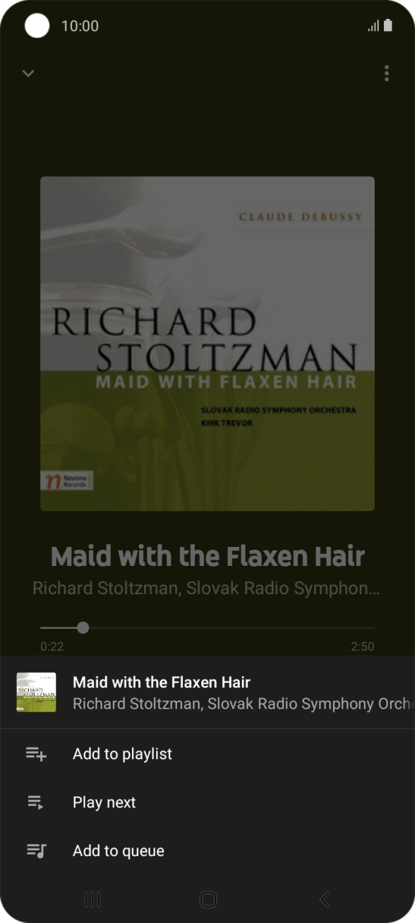 Press Add to playlist.