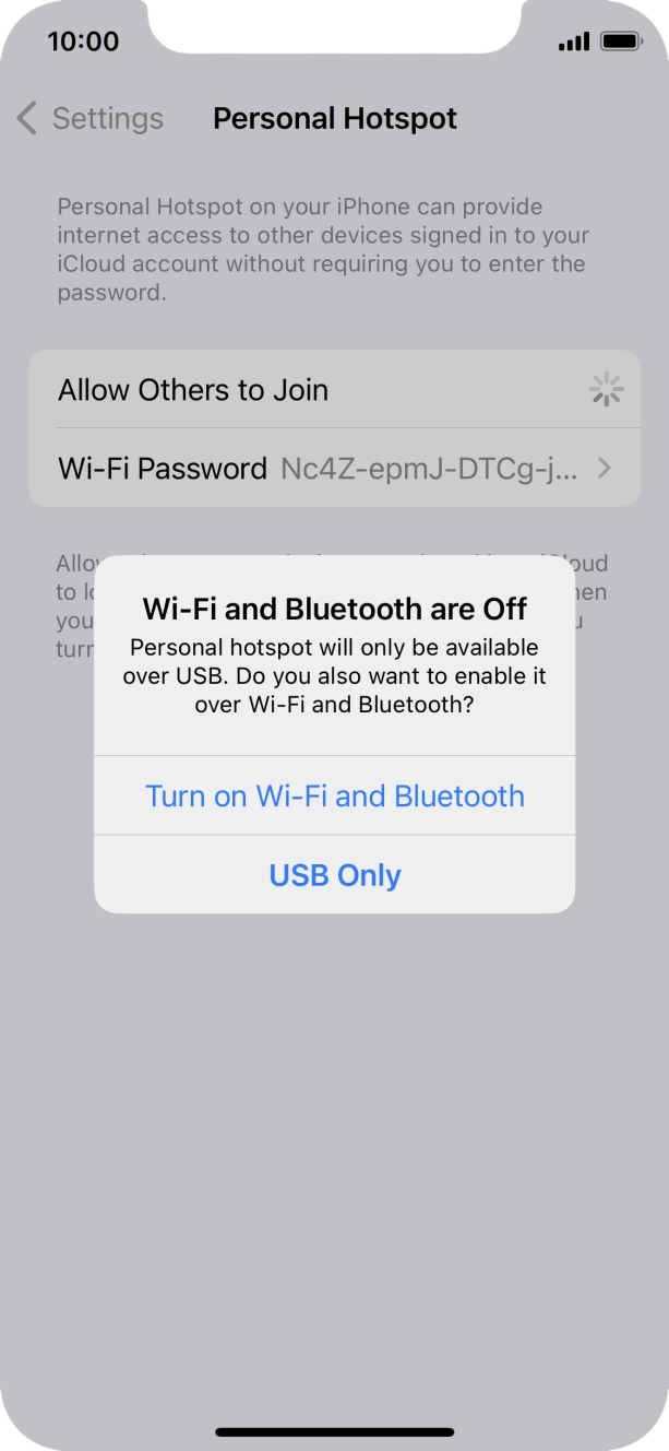 If WiFi is turned off, press Turn on Wi-Fi and Bluetooth. If WiFi is turned off, press Turn on Wi-Fi and Bluetooth.
