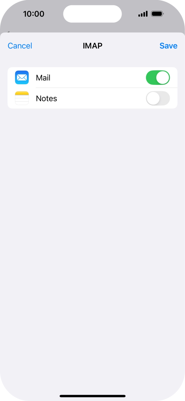 Press Save. Your email account has now been set up. To select more settings for incoming and outgoing server, proceed with the following steps.