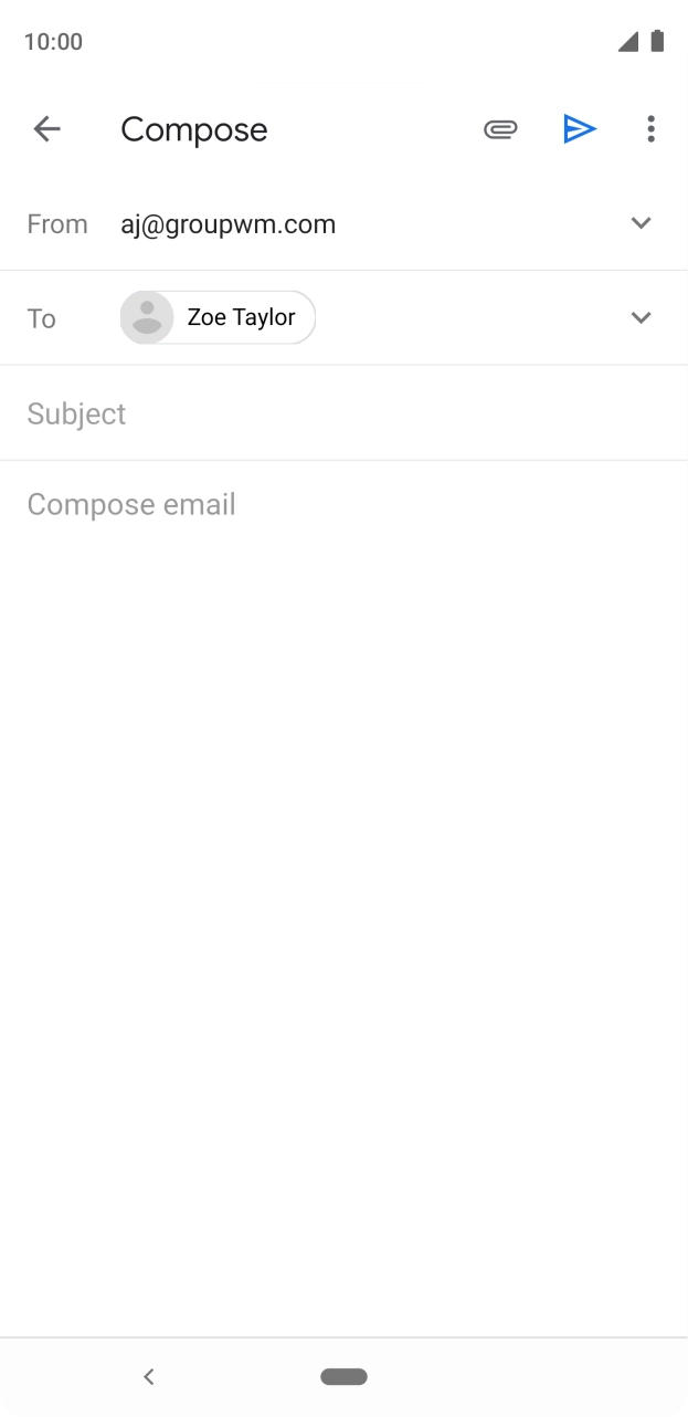 Press Subject and key in the required subject. Press Subject and key in the required subject.