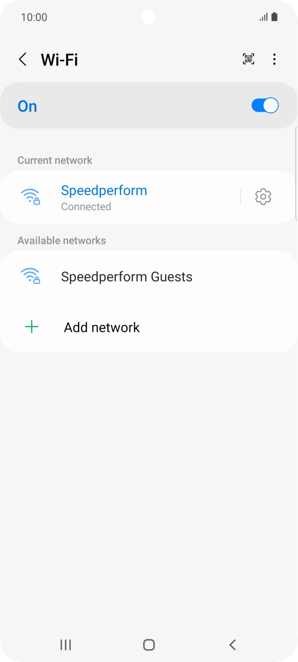 Press the Home key to return to the home screen.