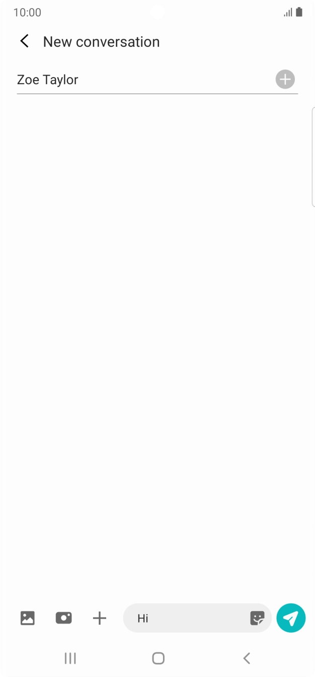 Press the picture icon. Press the picture icon.