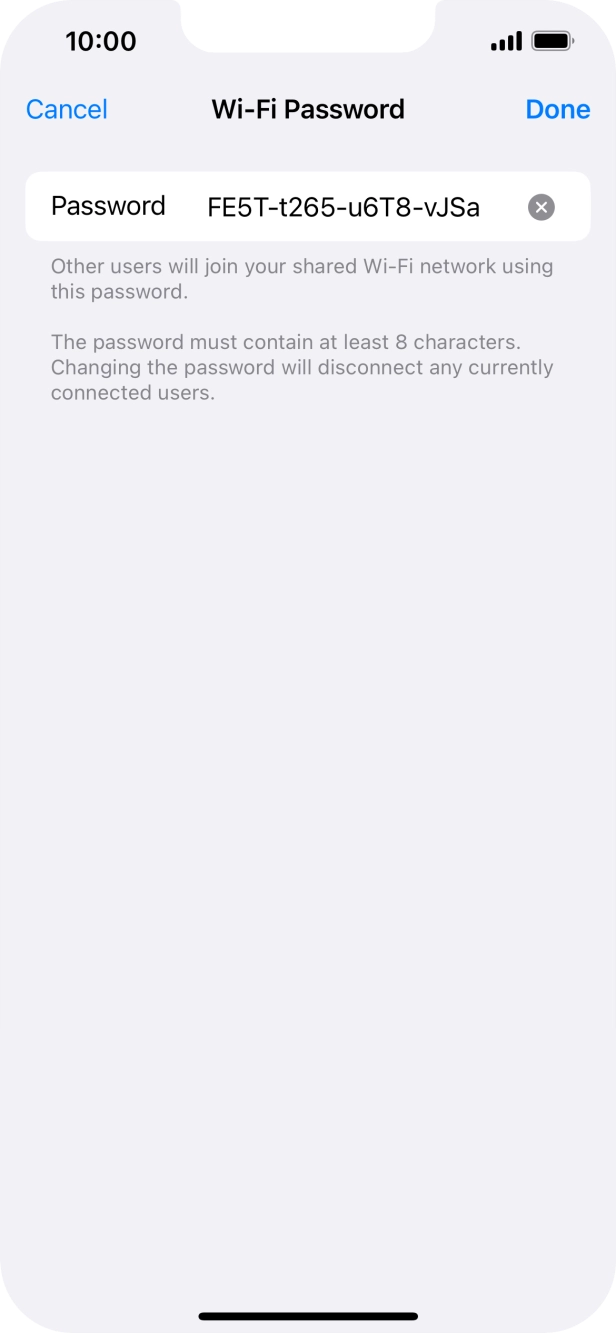 Press Done. Press Done.