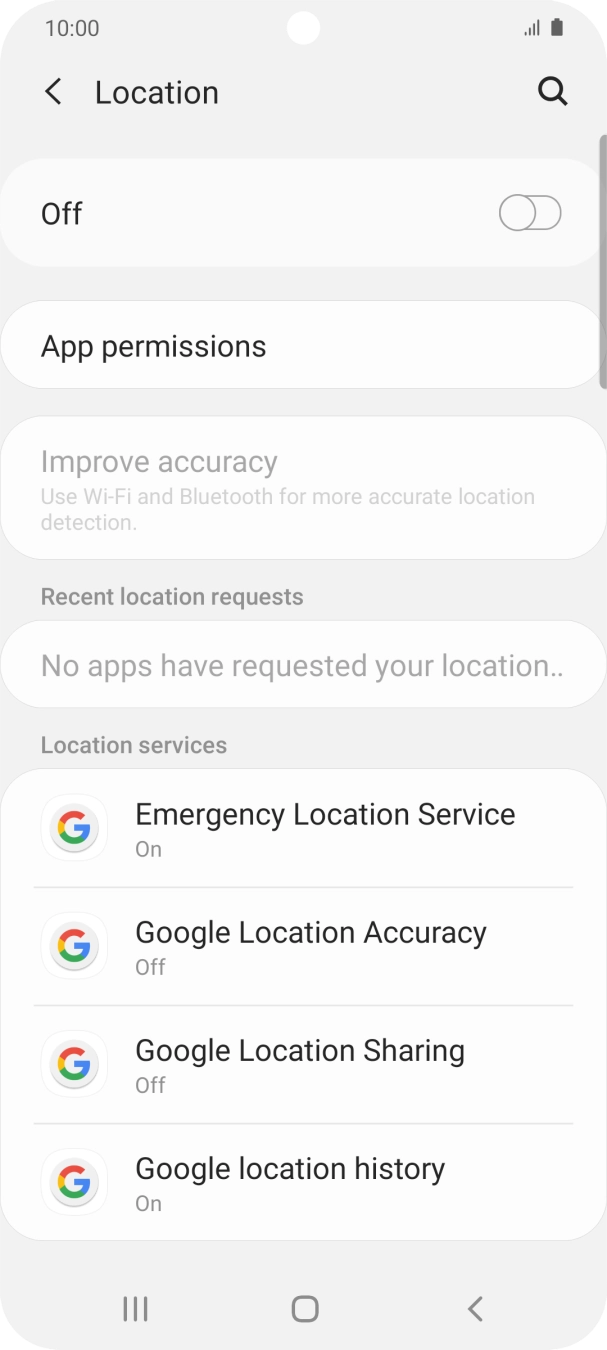 Press the indicator to turn the function on or off. Press the indicator to turn the function on or off.
